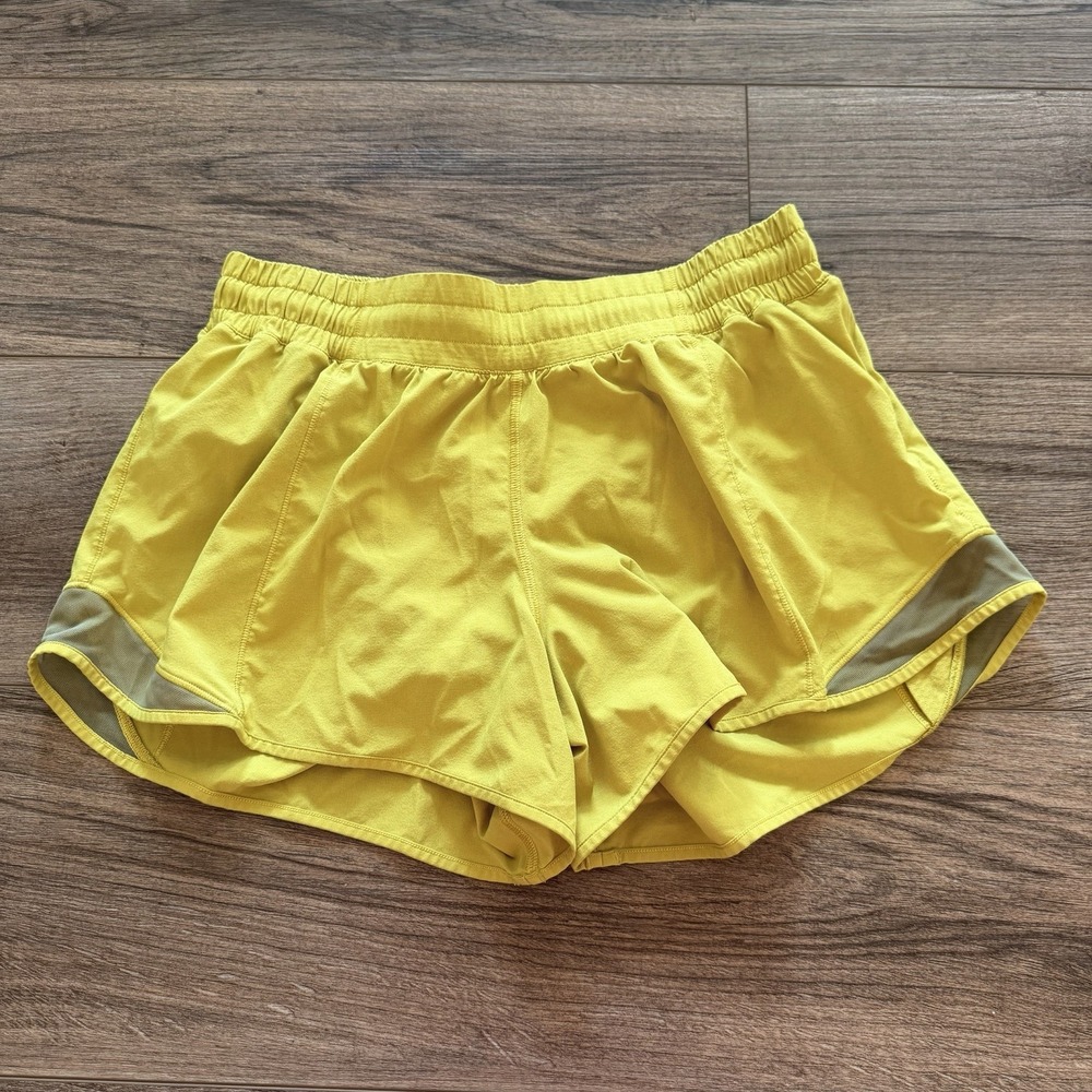 lululemon athletica Yellow Athletic Shorts